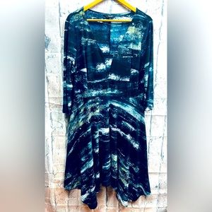 Simply Vera By Vera Wong Colorful Dress PP 21” L 45”